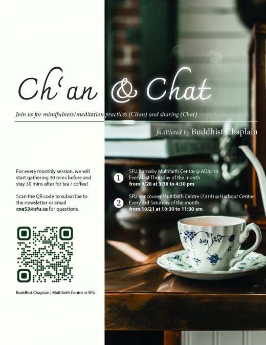 Ch’an & Chat @ SFU