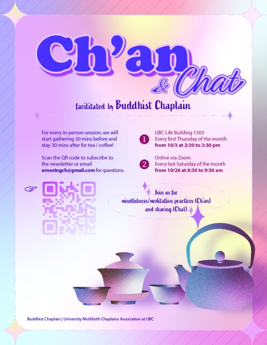 Ch’an & Chat @ UBC