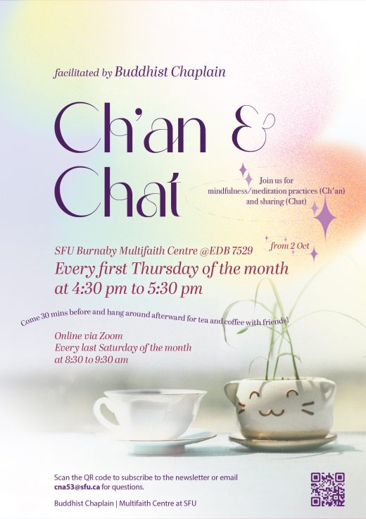 Ch’an & Chat @ SFU