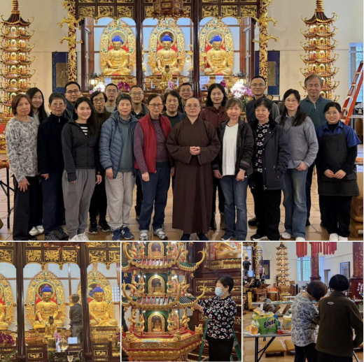 Year-end temple cleaning