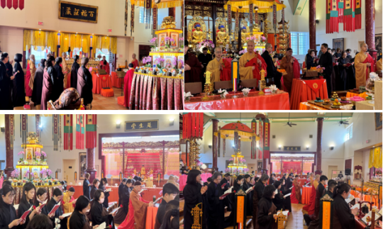 New Year Blessing Offering Ceremony