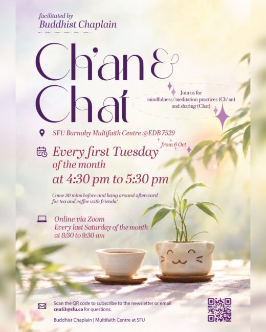 Ch’an & Chat @ SFU